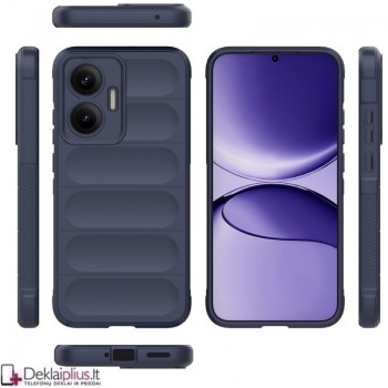 Magic Shield guminis dėklas - tamsiai mėlynas (Xiaomi Poco F7 5G)
